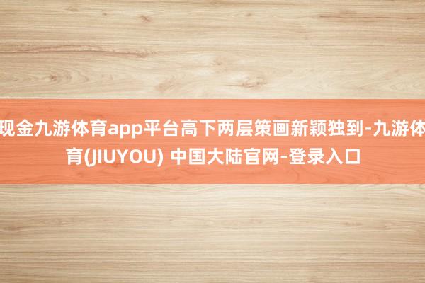 现金九游体育app平台高下两层策画新颖独到-九游体育(JIUYOU) 中国大陆官网-登录入口