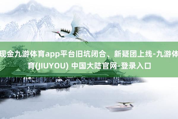现金九游体育app平台旧坑闭合、新疑团上线-九游体育(JIUYOU) 中国大陆官网-登录入口
